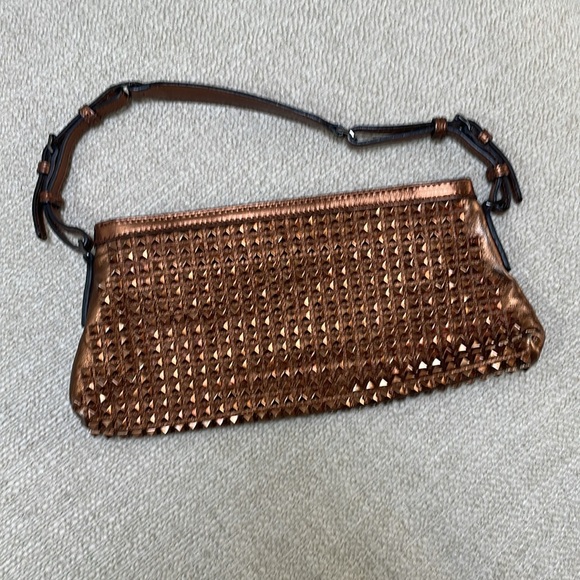 Burberry bag. Bronze studded - Picture 2 of 8